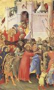 Simone Martini The Road to Calvary (mk08) china oil painting reproduction